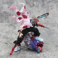 Modelo De Juguete De Colección Chain Saw Man 16cm Pequeño Perro Diablo Hunter Batalla Furiosa Con Martillo Monstruo Hombre Eléctrico - details 8