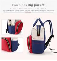 Nueva Bolsa De Hombro De Lona En Colores Para Mujer Bolsa De Bebé Para Viajes Bolsa De Agua Para Bebé Y Taza De Diaper Estilo Mochila - details 1