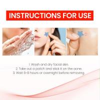 200pcs Parches De Estrella Para Acné Invisibles Eliminador De Manchas De La Piel Hidratante Y Aclarador Para El Rostro Herramientas De Belleza Y Cuidado De La Piel - details 14