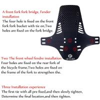 Fendr De Bicicleta De Montaña MTB Guardabarros Frontal Y Trasero Compatible Ajuste Para Ruedas De 26 27.5 Y 29 Pulgadas Accesorios De Vehículo - details 14