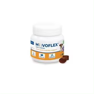 Virbac Suplemento MOVOFLEX M 30 Chews para Perros - Fórmula única y Completa - Mejora en 7 Días - 97% Ingredientes Naturales - 1
