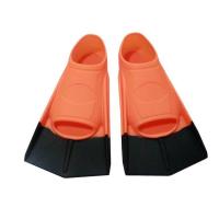 Aletas de natación de pato amarillo pequeño para niños adultos, braza libre, aletas cortas de silicona, equipo de buceo profesional - details 5