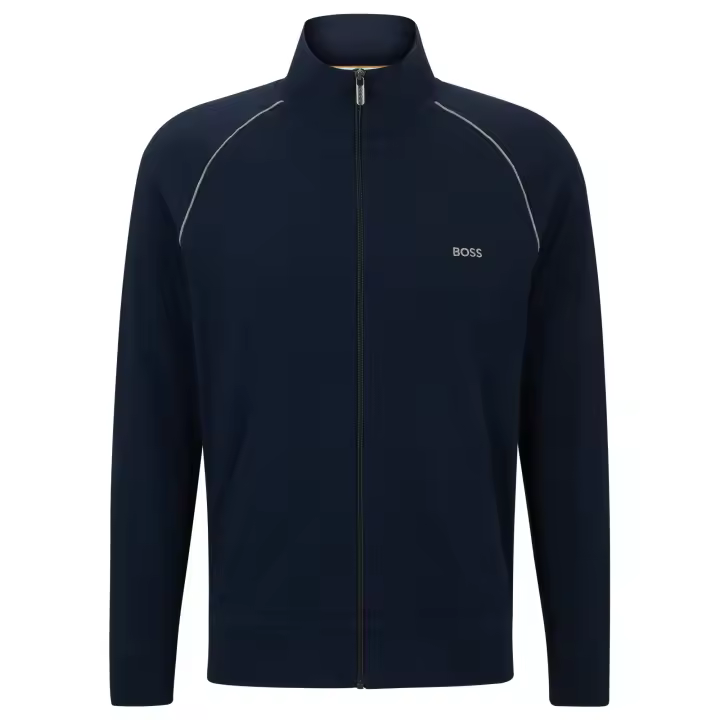 BOSS Hombre Chaqueta Sudadera - Mix & Match Jacket Z, Cremallera, Loungewear, Algodón elástico - 1
