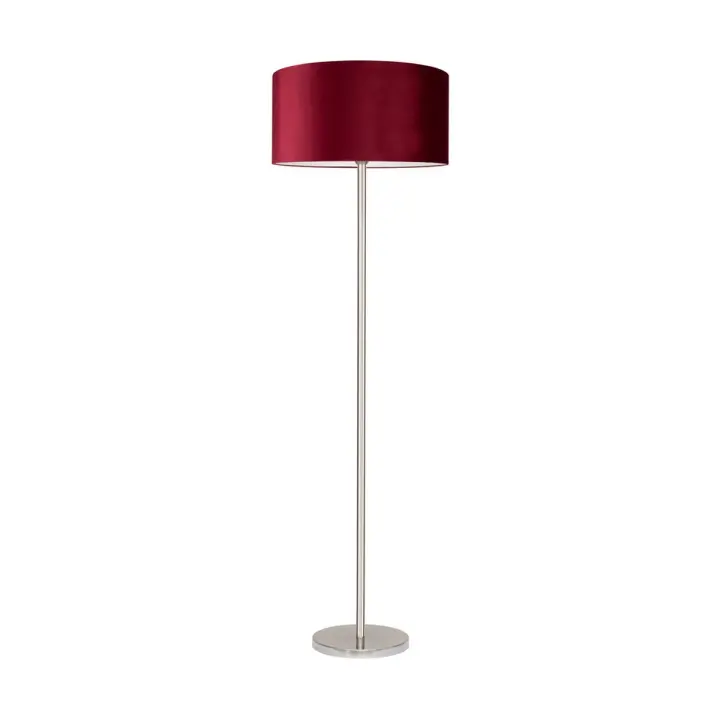 Lámpara de Pie Schelda, Metal, Rojo, 50x50x166 cm - 1