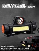 Linterna Frontal LED Para Pesca De Noche Con Vida Útil De Batería Larga Y Luz Fuerte Magnética Cargable Para Exteriores - details 0
