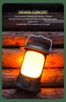 Lámpara De Camping Retro Portátil Impermeable Luz De Emergencia Para Colgar En La Tienda De Campaña Adecuada Para Senderismo Escalada Jardín - details 2
