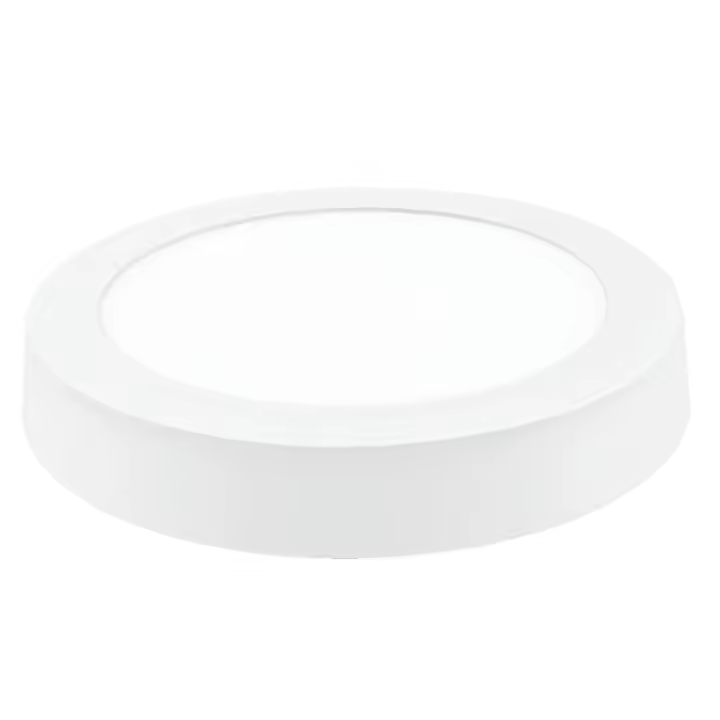 Downlight LED Superficie Redondo Blanco 12W Fría Matel - 1