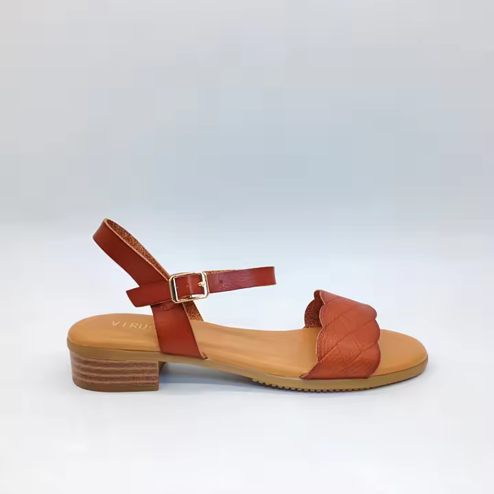 Virucci - Sandalias Casual de Mujer Cómodas Modernas VR5-1579 disponible en Blanco, Cuero, Negro - 1