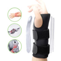 1PCS Soporte De Muñeca Para Tunnel Carpal Con 2 Correas Y Splint Metálico Estabilizador Alivia La Tenosinovitis Y Artritis - details 3