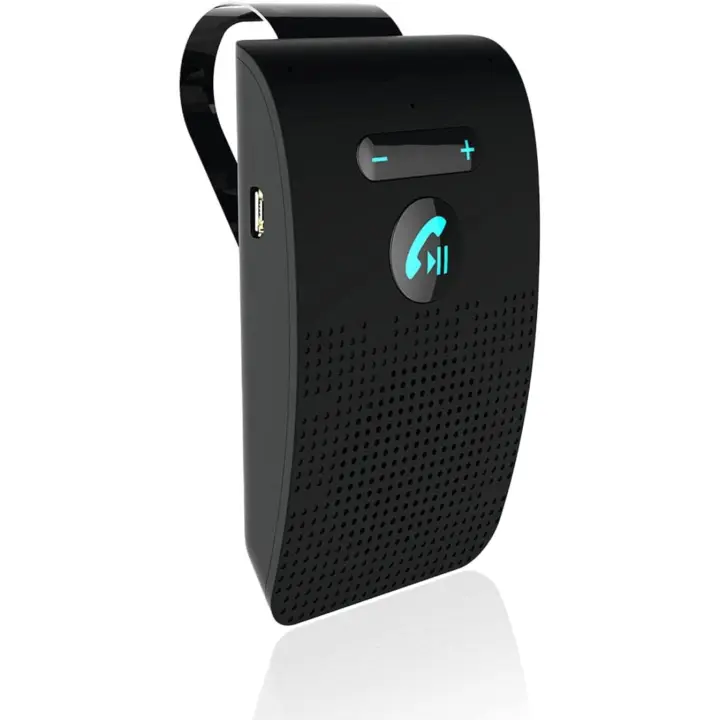 Kit Manos libres Bluetooth 5,0 para Coche, para visera Clip, receptor de audio inalámbrico, altavoz, reproductor de Música, Dual microphone - 1
