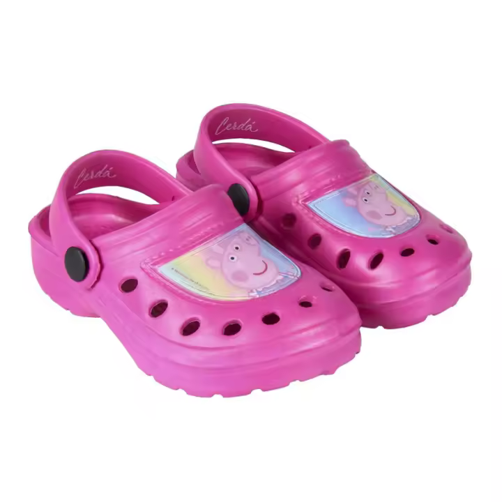 Peppa Pig Zuecos 63739 Fucsia Niña con Motivo Estampado - 1