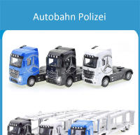 Camión De Juguete De Aleación De Metal 1:50 Con Luz Y Retroceso Para Niños Coche De Transporte De Contenedores Para Niños - details 1