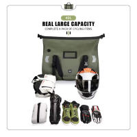 Bolsa Seca Para Motocicleta 40L 66L Impermeable Bolsa De Viaje Para Asiento Trasero De Motocicleta Bolsa De Mano Deportiva De PVC Para Exterior - details 29