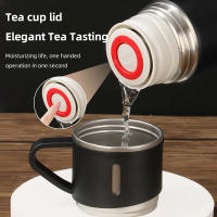 Botella Termo Aislada De Acero Inoxidable 500ML Set De Regalo Estilo Negocios Para Oficina Taza De Café Portátil Frascos Carafas - details 2
