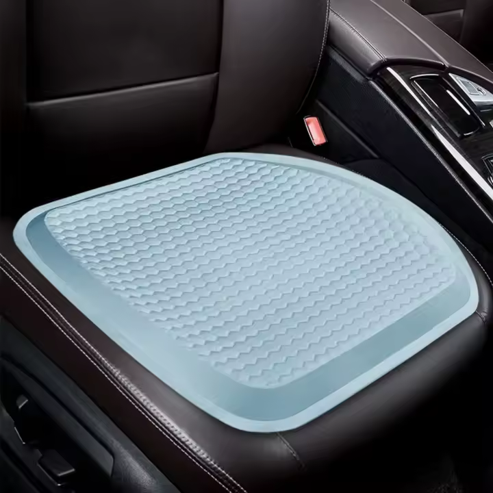 Cojín De Asiento De Gel Para Coche Almohadilla De Silla De Juego Transpirable Y Lavable Para Verano Alivio De La Calor Para Conductor - 1