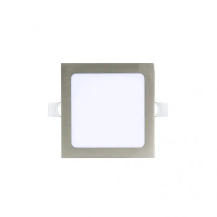 FABRILAMP FAB 146981203 | Downlight Basalto 12w 6500k Niquel Cuadrado 1080lm - 1