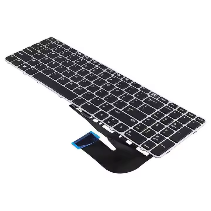 Teclado para elitebook 755 G3 850 G3 850 G4 zbook 15u G3 G4 no retroiluminado sin señalar marco de plata - 1