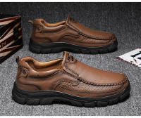Zapatos Casuales Para Hombre Nuevos Moda Con Cuero Genuino Hechos a Mano Zapatillas De Conducción Slip-on Planos Mocasines Transpirables Y Masajeados Para Caminar - details 19