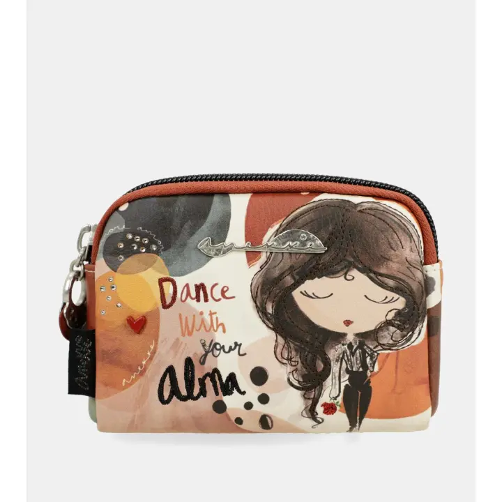 Anekke Alma Monedero Pequeño - Referencia 40709-018 Multicolor - Bolsillo Trasero - Medidas 12x9x3 Cm - Nueva Colección 24 - - 1