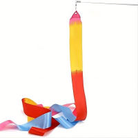 2pcs/pack Cintas De Baile Arco Iris Para Gimnasia Rítmica Con Palos Para Niños Presentación De Talento Arte Coreografía - details 4