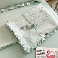 Cubierta De Edredón De Verano Con Bordado De Flores Y Volantes Estilo Princesa Coreana 1/3Pc Fundas Para Edredón Microfibra Seda 400TC Sin Alérgenos Para Adultos - details 18
