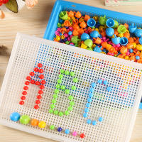 Juego Educativo 3D De Set De Uñas En Forma De Hongos 296 Piezas Juguete Inteligente Para Niños Montessori Color Cognición Regalos - details 7