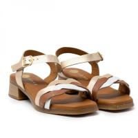 Sandalias planas de Mujer SAMBORI 2678 SANDALIA TIRAS ENGARZADAS PLATINO MULTI 31446 24V - details 0