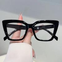 Gafas De Ojos De Gato Oversized Para Mujer KAMMPT Marcas De Parche Estilo Trendy Bloqueo De Luz Azul Marco Óptico Estilo Retro - details 4