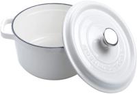 Olla Coccote hierro fundido esmaltado antiadherente 24 cm/ 3,6 litros 6/ 4 comensales, Olla con tapa redonda para cocinar con los sabores y nutrientes. Gourmet Tools de XSQUO Useful Tech - Roja, Azul, ,Blanca. - details 7