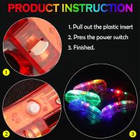 Gafas LED Brillantes En La Oscuridad Lote De 10-50 Piezas 6 Colores Glow Para Fiesta Colores Neón Para Niños Y Adultos Suministros De Fiesta - details 8