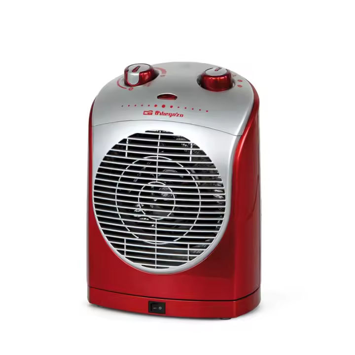 Orbegozo FH 5025 - calefactor compacto, oscilante, termostato regulable, 2 velocidades, posición ventilador, 2200 W - 1