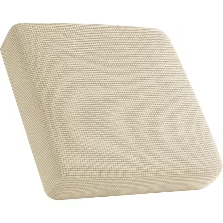 Fundas De Cojín, Funda para Sofá Elásticas, Funda Elástica Protectora De Sofá Tartán, Funda para Sofá Elástica Protector Separados (Beige,1 Plaza Grandes) - 1