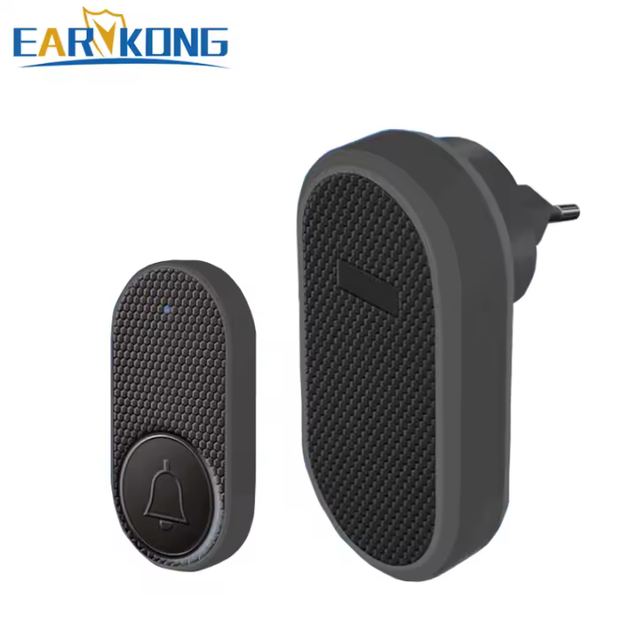 Bocina De Puerta Inalámbrica Smart Welcome Para Hogar Con Anillo Kinetic Y 32 Melodías Sonoras Exterior Inteligente Bocina De Puerta - 1