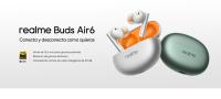 Auriculares - realme Buds Air 6 Versión Global, dispositivo con cancelación activa de ruido, 50dB, Bluetooth 5,3, Bluetooth con 6 HD Mic Hi-Res Stereo,Auriculares inalámbricos con altavoz conductor de 12,44 mm, 40 horas de duración de la batería - details 0