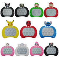 Nueva Máquina De Juego Sanrio Stitch Con Burbujas Rápidas Para Niños Juguete Sensorial Antiestrés Fidget Toy Divertido Whac-A-Mole - details 0