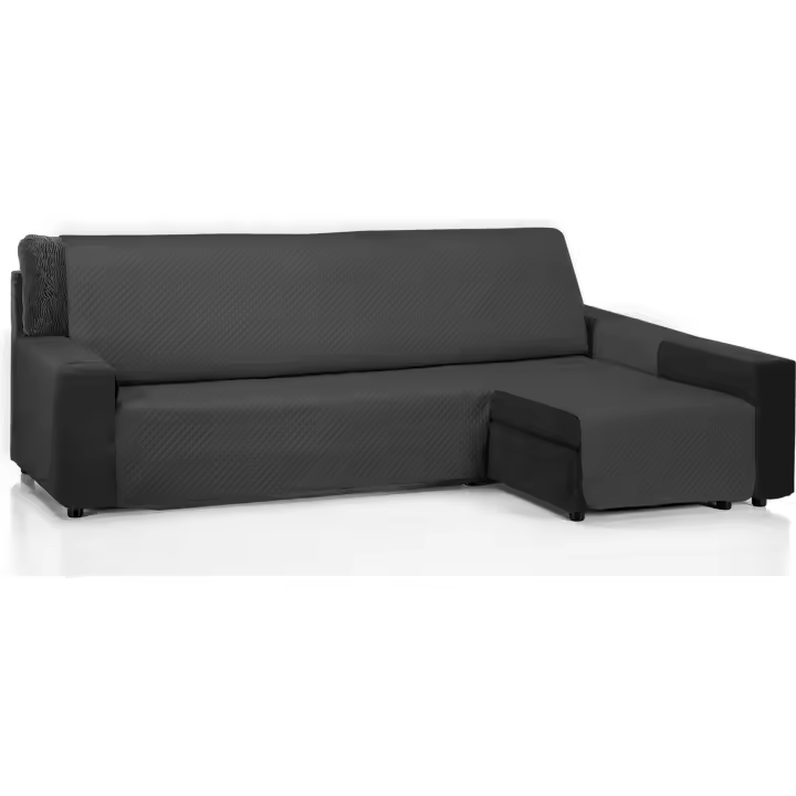 ECOMMERC3  Funda para Sofá Chaise Long 200 cm, 240cm y 280cm Validó para Chaise Long Brazo Derecho y Izquierdo - Funda Sofá Chaise Long Ajustable - 1