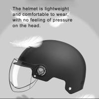 Casco De Motocicleta Retro Clásico Para Hombres Y Mujeres Ultraligero Medio Casco Ciclismo MTB Bicicleta Bicicleta De Carril - details 6