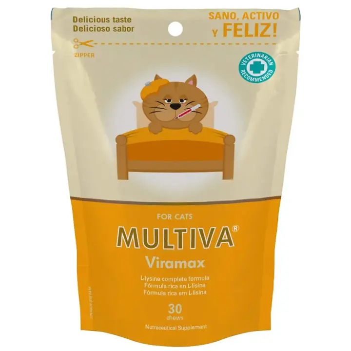 MULTIVA® Viramax 30 chews suplemento nutricional para gatos Vetnova - 1
