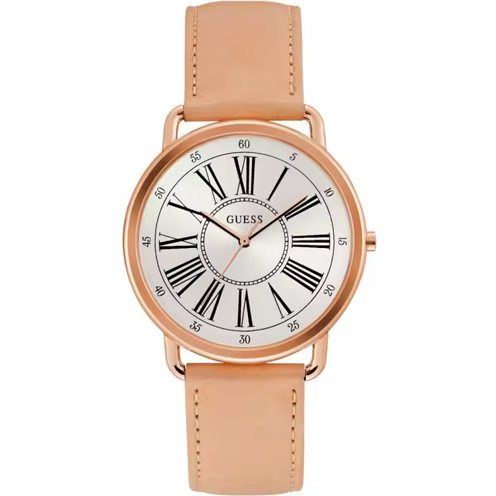 Guess Kennedy W1068l5 Reloj De Pulsera Analógico Para Unisex Color Plateado - 1