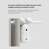 Sistema De Riel De Cortina Automático WiFi 3 En 1 Motorizado Con Aluminio Motor Inteligente Para Control Remoto De Cortinas - details 8