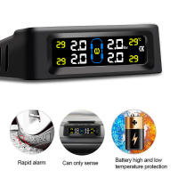 Alarma De Presión De Neumáticos Para Coche Con Pantalla Digital Colorida Y 4 Sensores Externos Impermeables Sistema De Monitoreo De Presión De Neumáticos Solar TPMS - details 7