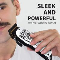 Cortapelos Profesional Hombres, Máquina Cortar Melo Kit de Cocina de Titanio y Cerámica 6 Peine-Guía, (Y4 Blanco) - details 2