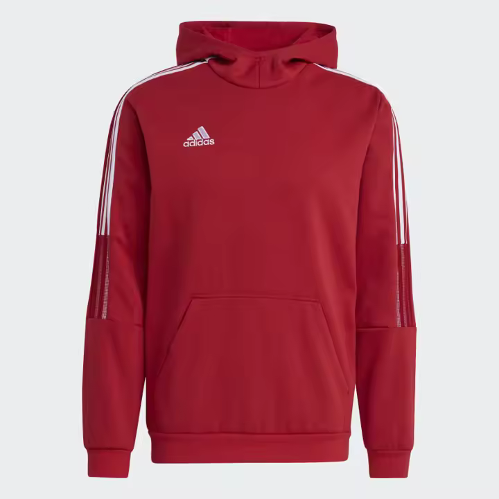 Adidas Sudadera Deportiva con capucha Tiro 21, para Hombre, Azul y Rojo - 1