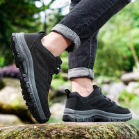 Zapatos De Senderismo Para Hombres Resistentes Al Desgaste Transpirables Antideslizantes Tamaño Grande Hasta 48 Para Trekking Y Climbing - details 13