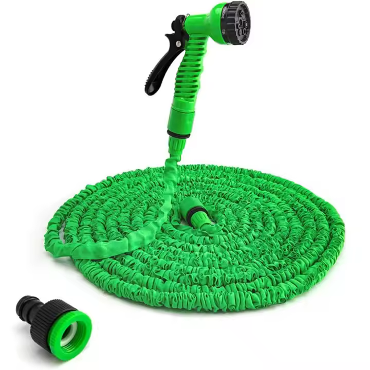 Gun de Riego para Exterior with 7 Modos de Chorro de Agua Manguera de Jardín extensible de 15 metros - 1