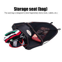Bolsa De Asiento De Motocicleta RZAHUAHU En Cuero PU Con Cremallera Almacenamiento De Herramientas Accesorios De Modificación Para Scooter - details 1