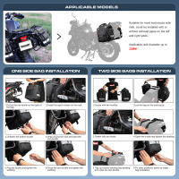 Bolsa De Viaje Para Motocicleta 20L-30L Bolsa De Sillín Universal Impermeable Accesorio De Equipaje Para Motocicleta - details 9