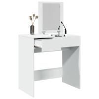 vidaXL Tocador con espejo 73x46,5x120 cm en color Roble ahumado/Negro/Gris hormigón y más | decorativo de pared para baño dormitorio recibidor moderno - details 3