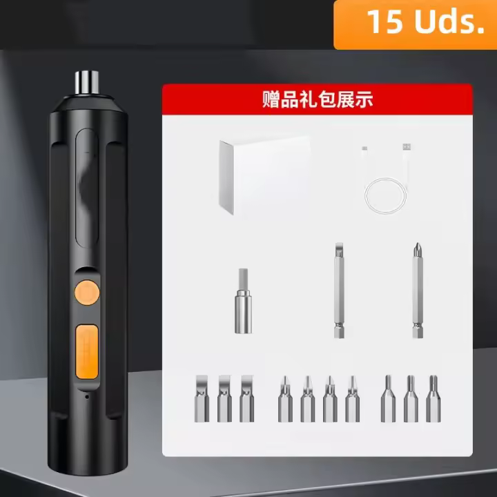 Juego De Herramientas Eléctricas Para El Hogar Mini Taladro Sin Cable Batería De Litio Para Reparación Y Mantenimiento 4.2v Velocidad Sin Carga 16000rpm - 1