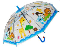 J.S ONDO Paraguas Transparente Bastón Plegable, 50cm Cerrado de NIÑO O NIÑA, Automático, 8 Varillas Resistente Al Viento,DIBUJO ANIMADO - details 5